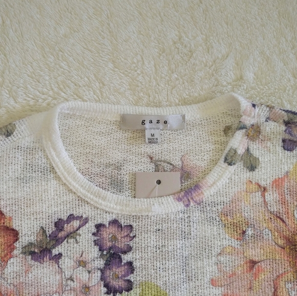 gaze Floral💐 Blouse - NWT - Picture 3 of 11